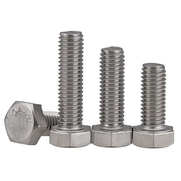 Newport Fasteners A2, M16-2.00 Hex Head Cap Screw, Plain Stainless Steel, 45 mm L, 125 PK 773588-125 - main